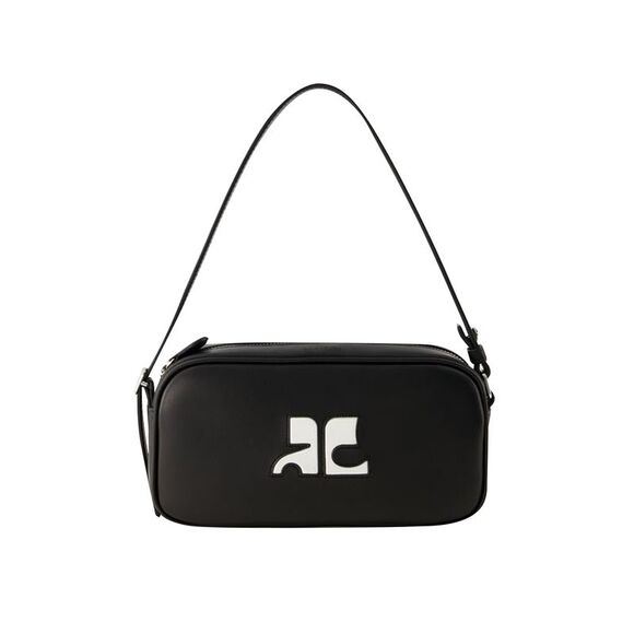 Réedition Baguette Bag - Courreges - Leather - Black - Picture 1 of 4